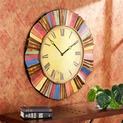 decorative large wall clocks overstock.